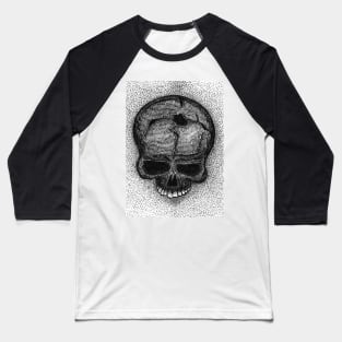 Skull head with hand drawn style Baseball T-Shirt